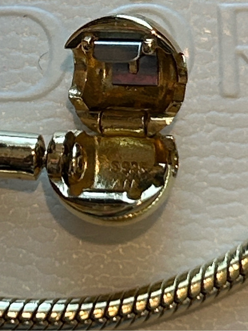 Pandora gold plated charm bracelet - Picture 4 of 6